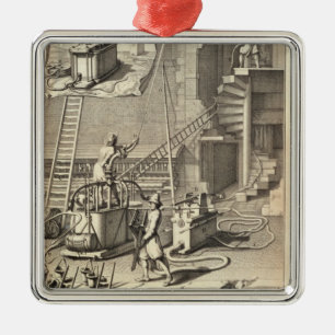 Ornement En Métal Machines de lutte contre l'incendie, d'un livre