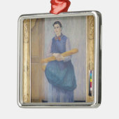 Ornement En Métal Madame Carrying Bread, 1889 (Gauche)