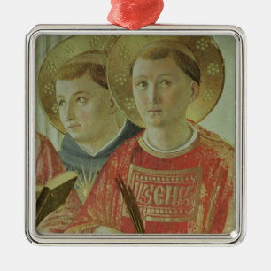 Ornement En Métal Madonna de l'ombre, petit groupe de St Thomas