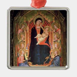 Ornement En Métal Madonna et enfant, 1347