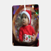 Ornement En Métal Magic Snowglobe Illusion Holiday 2 Photo Vignette (Avant gauche)