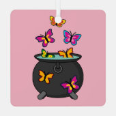 Ornement En Métal Magical Butterflies from a cauldron (Verso)
