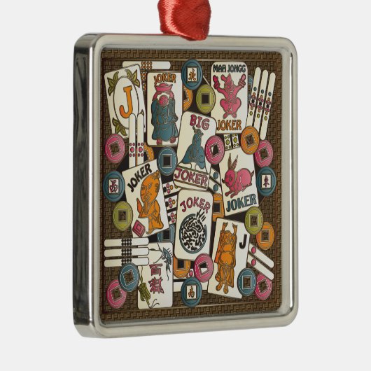 Ornement En Métal Mah Jong Jokers (Droite)