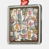 Ornement En Métal Mah Jong Jokers (Gauche)