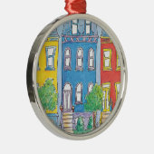 Ornement En Métal Maisons de rangée (Droite)