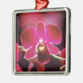Ornement En Métal Malaisie, Orchidée (Gauche)