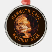 Mammoth Cave National Park Retro Distressed Circle