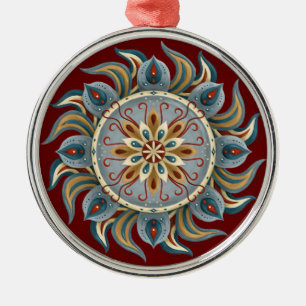 Ornement En Métal Mandala