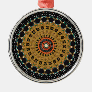 Ornement En Métal Mandala
