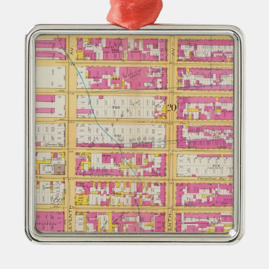 Ornement En Métal Manhattan, New York 4 (Devant)