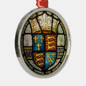 Ornement En Métal Manteau royal de Tudor de verre souillé de Henry (Droite)