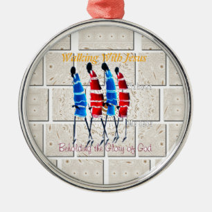 Ornement En Métal Marcher Avec Jésus Hakuna Matata Inspiré Beautifu