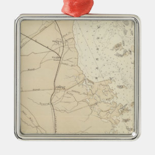 Ornement En Métal Marchez la baie de Barnegat de section à la carte