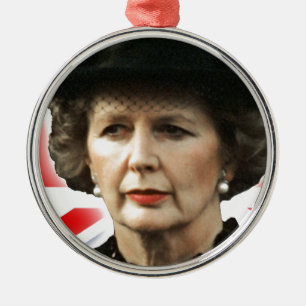 Ornement En Métal Margaret Thatcher I Love Maggie