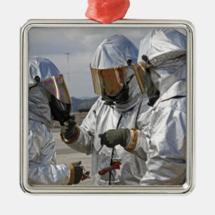 Ornement En Métal Marines de sapeur-pompier de délivrance d'avions