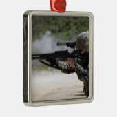 Ornement En Métal Marines tirant des fusils de chasse (Droite)