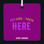 ORNEMENT EN MÉTAL MARQUE MODERNE MODERNE PERSONNALISABLE POURPULAIRE<br><div class="desc">VOUS POUVEZ CHANGER,  REDIMENSIONNER OU AJOUTER LOGO,  PHOTO,  TEXTE ET COULEURS COMME VOUS LE SOUHAITEZ.MERCI.</div>