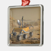 Ornement En Métal Mars Science Laboratory voyage près d'un canyon (Gauche)