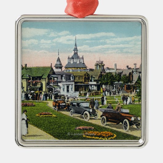 Ornement En Métal Martha's Vineyard, vue d'avenue d'océan (Devant)