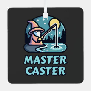 Ornement En Métal Master Caster Imaginaire Fishing