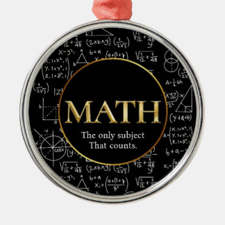 Ornement En Métal Math Teacher Awesome Gold Teacher Appreciation Day