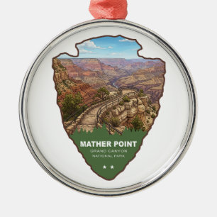 Ornement En Métal Mather Point Parc national du Grand Canyon Arrowhe