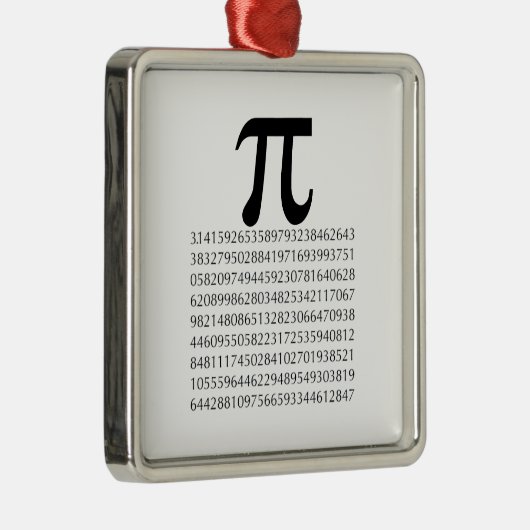 Ornement En Métal maths de pi (Droite)