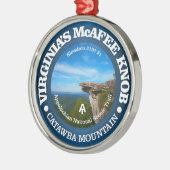 Ornement En Métal McAfee Knob (Gauche)