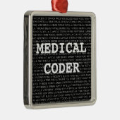 Ornement En Métal Médicale Coder Terminologie Médicale Noël (Droite)
