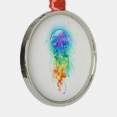 Ornement En Métal Méduse arc-en-ciel (Droite)