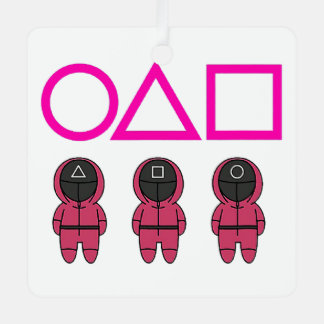 Ornement En Métal meilleur jeu sur film poulpe calmar rose jeu symbo