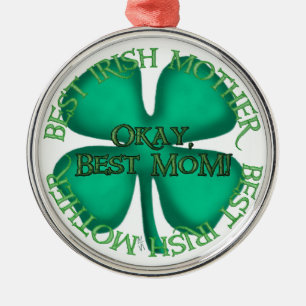 Ornement En Métal Meilleure médaille irlandaise Métal Ornament
