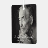 Ornement En Métal Mémorial simple et élégant (Avant gauche)