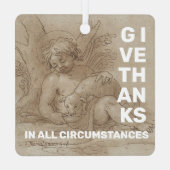 Ornement En Métal Merci (Verso)