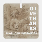 Ornement En Métal Merci (Recto)