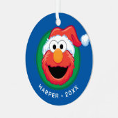 Ornement En Métal Merry Christmas Elmo (Avant gauche)