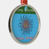Ornement En Métal Merry Christmas Holiday Sunshine Collection (Droite)