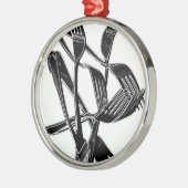 Ornement En Métal Métallique (Gauche)