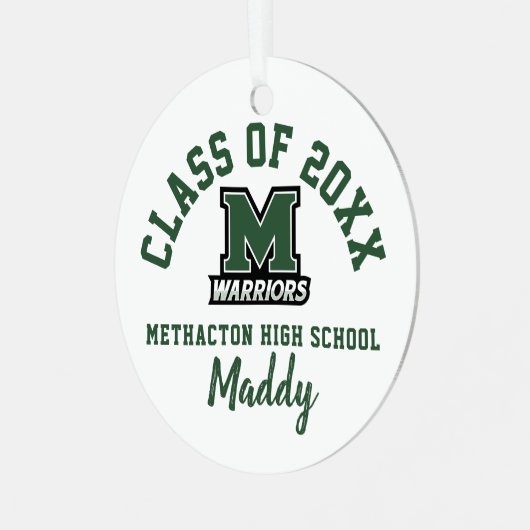 Ornement En Métal Méthacton High School Orament Noël (Avant gauche)