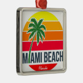 Ornement En Métal Miami Beach (Droite)