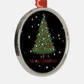 Ornement En Métal Minimalist Christmas Tree Ornament (Droite)