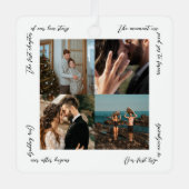 Ornement En Métal Minuscules couples histoire d'amour Timeline Momen (Recto)