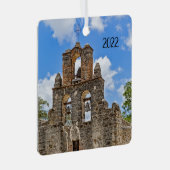 Ornement En Métal Mission Espada, Croix de fer forgé, (Avant droite)