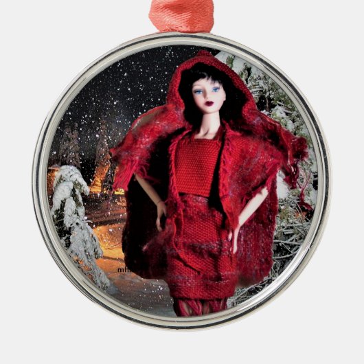 Ornement En Métal Mode tissée à la main de Veda (Devant)