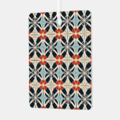 Ornement En Métal Modèle floral japonais de texte personnalisé (Avant gauche)