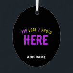 ORNEMENT EN MÉTAL MODERNE ET MODERNE PERSONNALISABLE NOIR VÉRIFIÉ<br><div class="desc">VOUS POUVEZ CHANGER,  REDIMENSIONNER OU AJOUTER LOGO,  PHOTO,  TEXTE ET COULEURS COMME VOUS LE SOUHAITEZ.MERCI.</div>