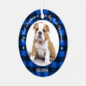 Ornement En Métal Mon premier Noël Chien Chien Chien Chien Chien Per (Avant gauche)