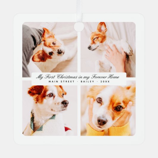 Ornement En Métal Mon premier Noël pour toujours Accueil Moderne Ani (Recto)