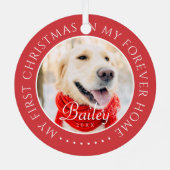 Ornement En Métal Mon premier Noël pour toujours Accueil Moderne Pho (Verso)