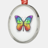 Ornement En Métal Monarque papillon arc-en-ciel (Gauche)